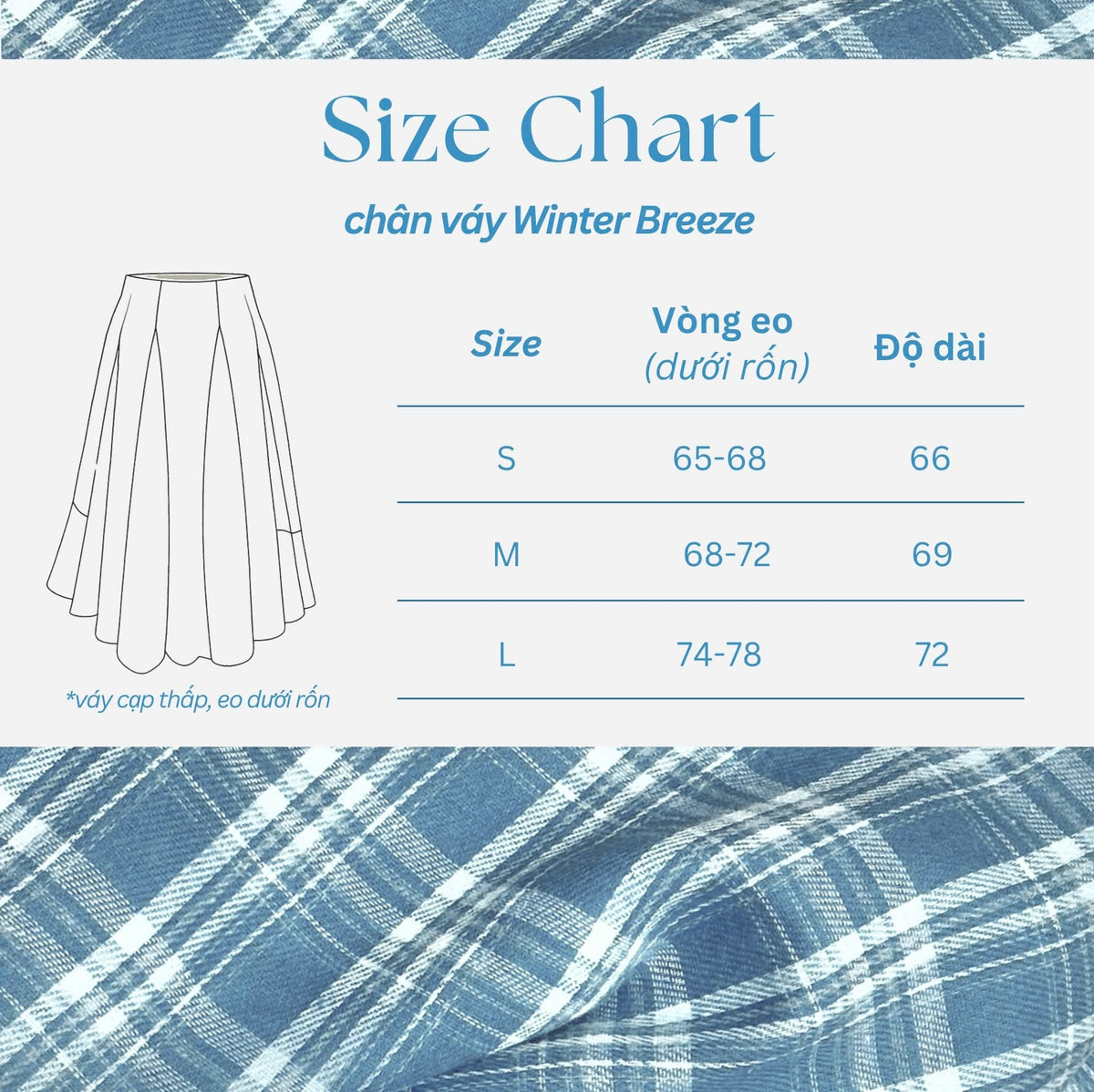 Long Plaid Skirt