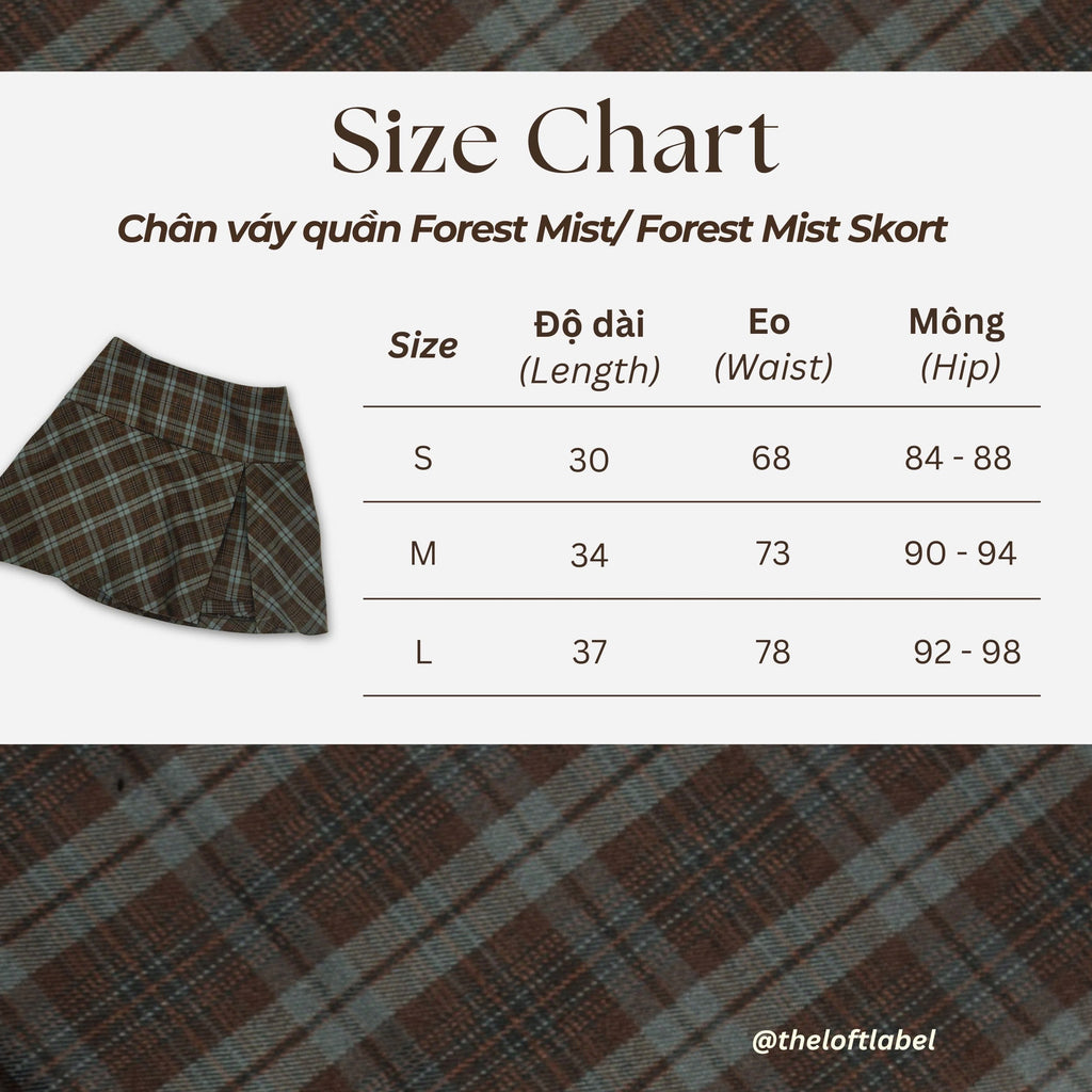 Forest Mist Skort